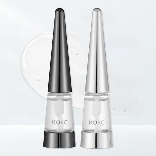 KOEC Black Silver Transparent Lip Oil Moisturizing 4-color Lip Gloss Reedle Shot Lip Plumper Popular